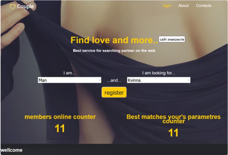 Turnkey dating website